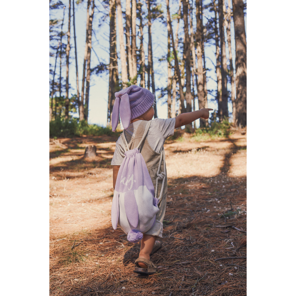 NamelyCo Bunny Beanie - Lilac