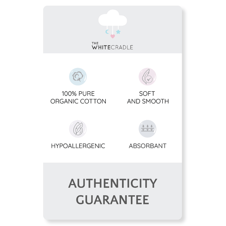 The White Cradle Cotton Crib Fitted Sheets (Pack of 2)