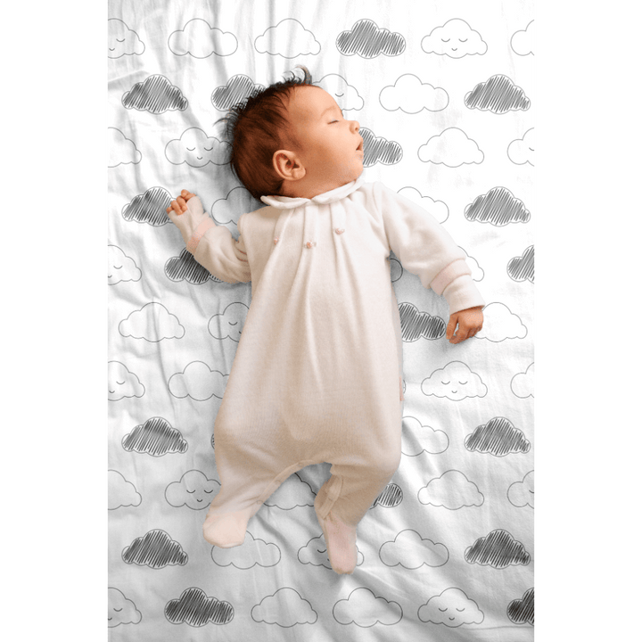 The White Cradle Cotton Crib Fitted Sheets (Pack of 2)