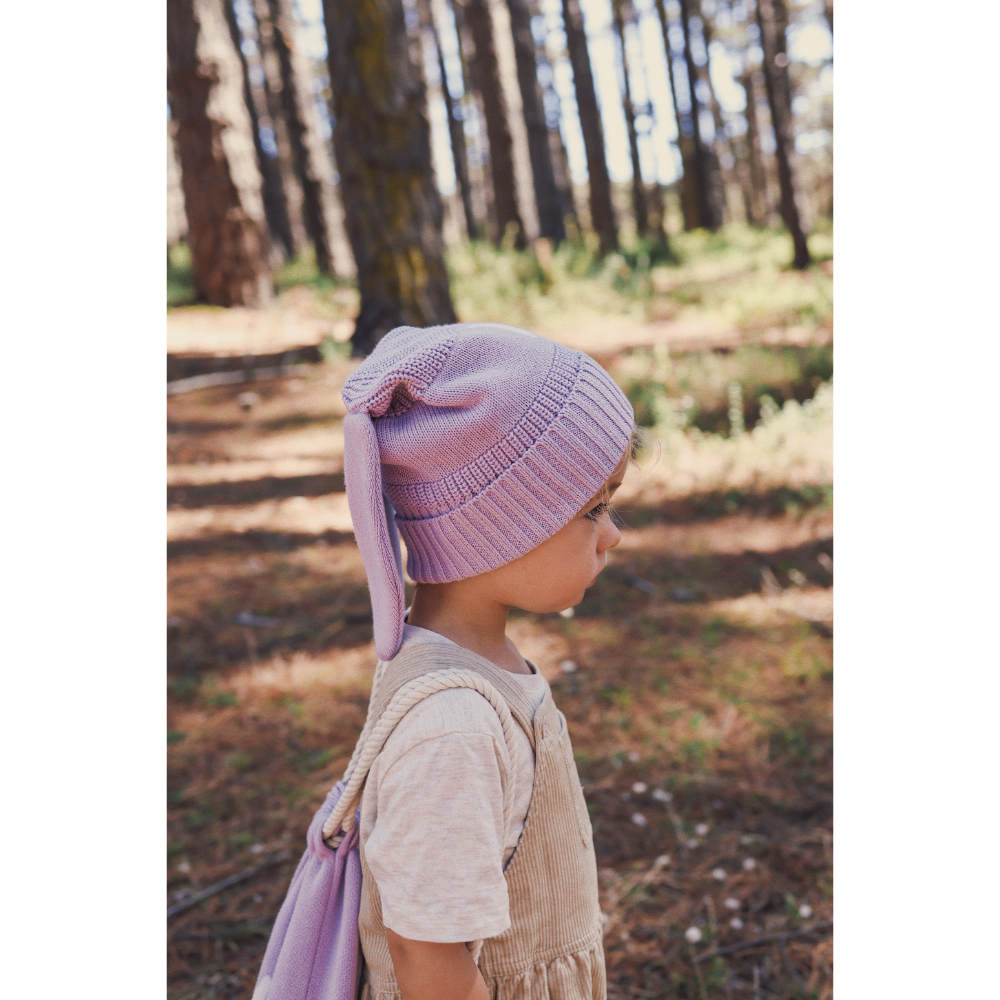 NamelyCo Bunny Beanie - Lilac