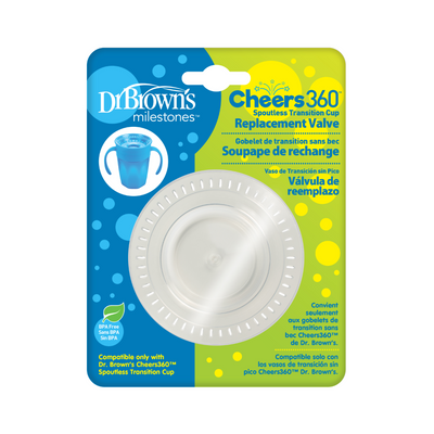 Dr. Brown's Cheers 360 Replacement Valves, 1-Pack - White