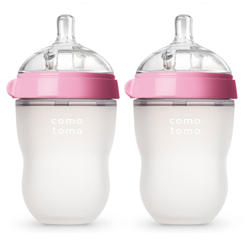 Comotomo Silicone Feeding Bottle - 250ml (Twin Pack)
