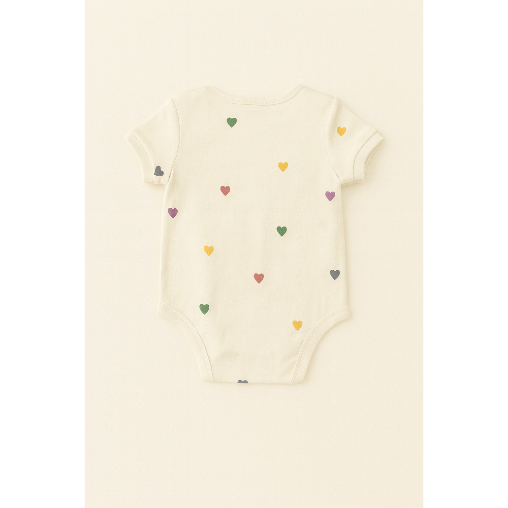 Furr Balls Organic Cotton Bodysuits for Baby Girl - Pack of 2