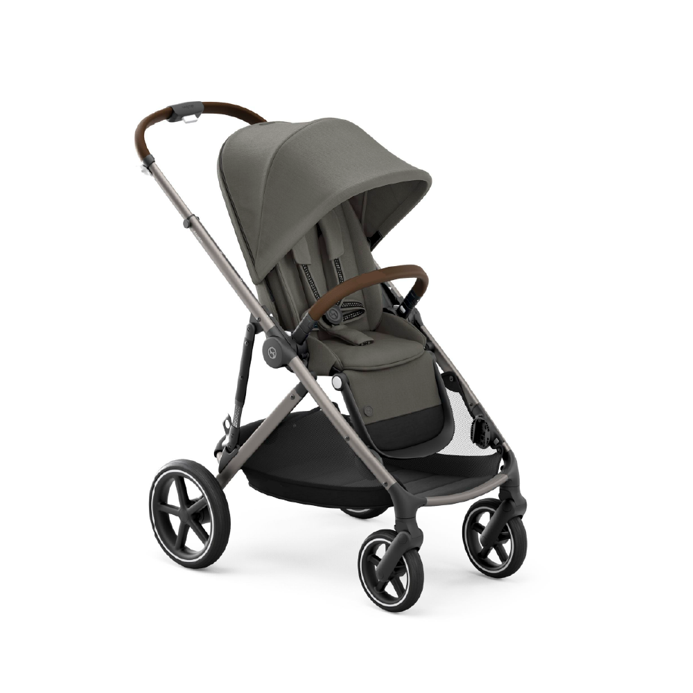 Cybex Gazelle Reversible Seat Stroller from Birth - 4 Years with Flat Recline, Height-Adjustable Handle Bar and Multiple Seat Configurations that converts to Twin/Sibling Stroller