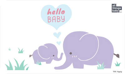 Baby arrival Gift Card