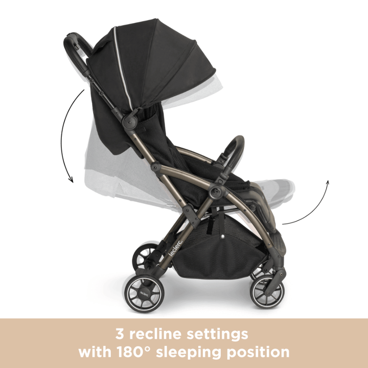 Leclerc Baby Hexagon Stroller - Carbon Black
