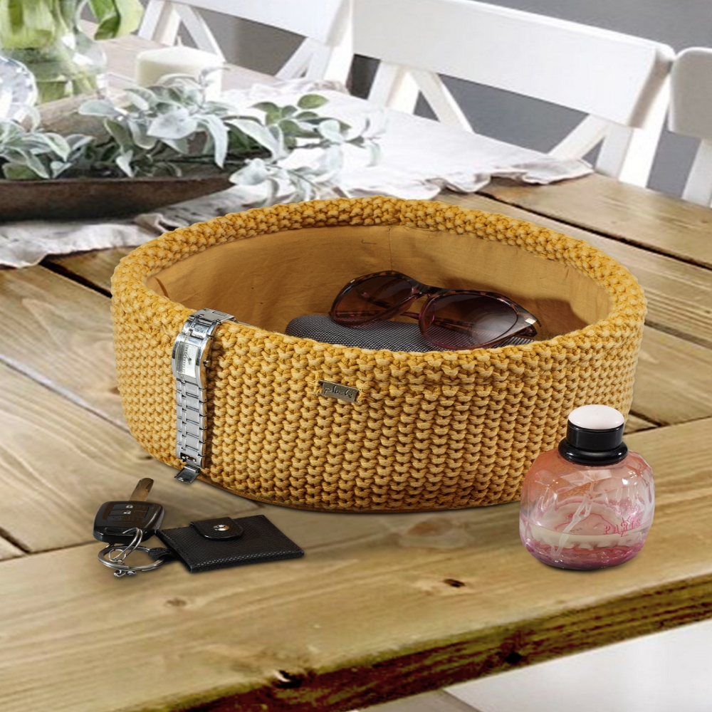 Pluchi Cotton Knitted Home Basket