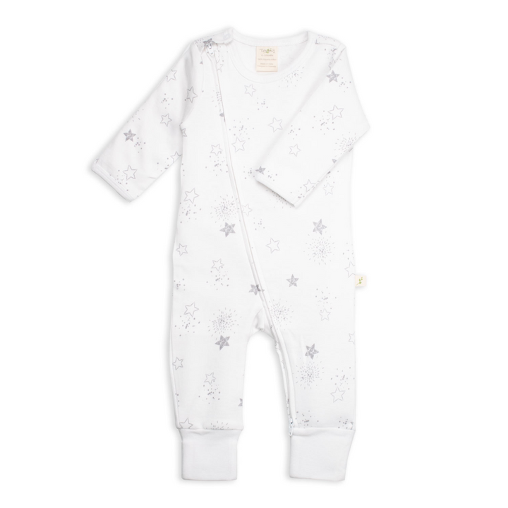 Tiny Twig Long Sleeve Zipsuit - Printed