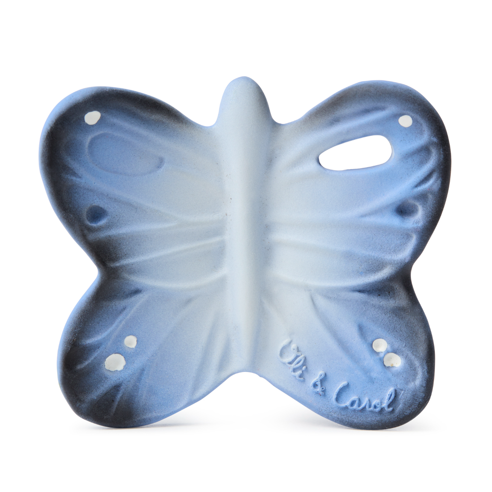 Oli & Carol Blues The Butterfly Chewy Teether AllThingsBaby.com Oli & Carol Blues The Butterfly Chewy Teether AllThingsBaby.com