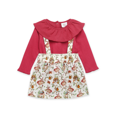 The Baby Trunk Skater Skirt Co-ord Set - Red Riding Hood