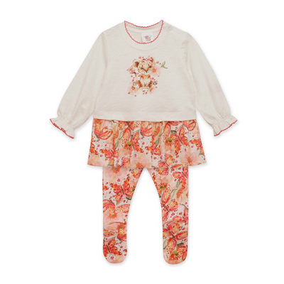 The Baby Trunk Peplum Co-ord Set - Lioness