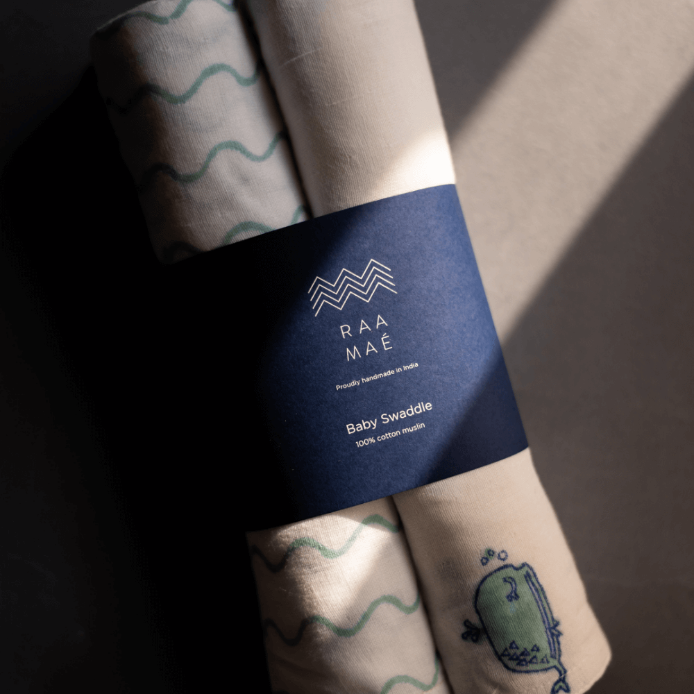Raamae Muslin Swaddle Set - Moana