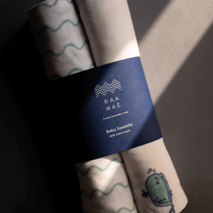 Raamae Muslin Swaddle Set - Moana