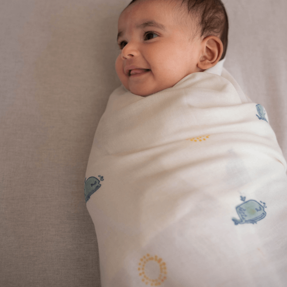Raamae Muslin Swaddle Set - Moana