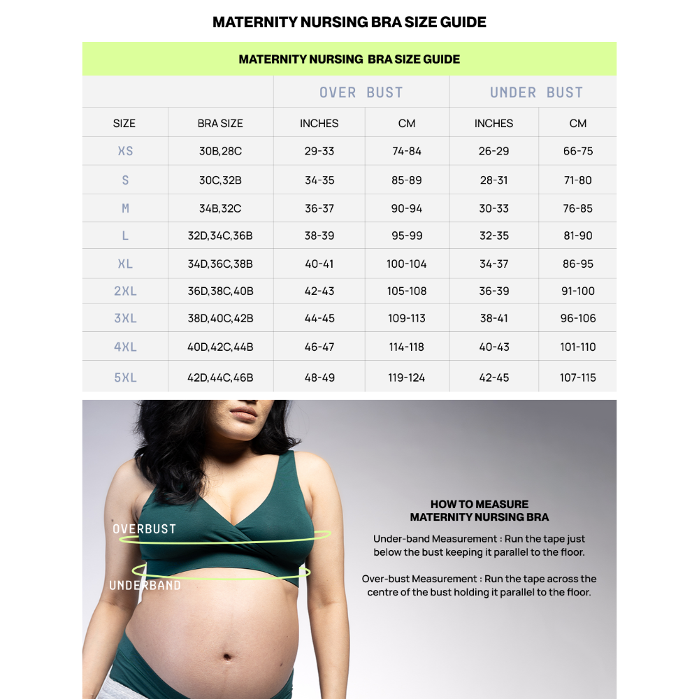 &Circus Maternity Nursing Bra - Racing Green