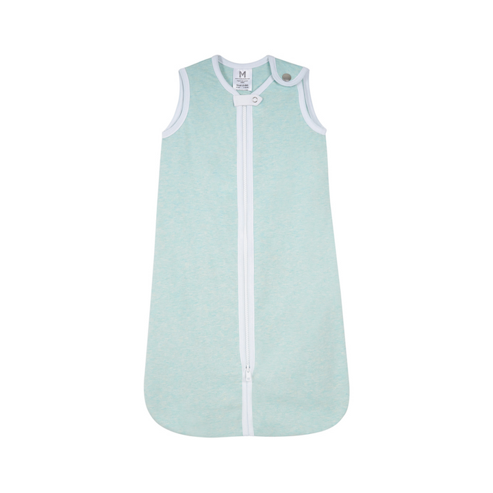 Malabar Baby Melange Wearable Baby Sleep Sack - Mint 0.6 TOG
