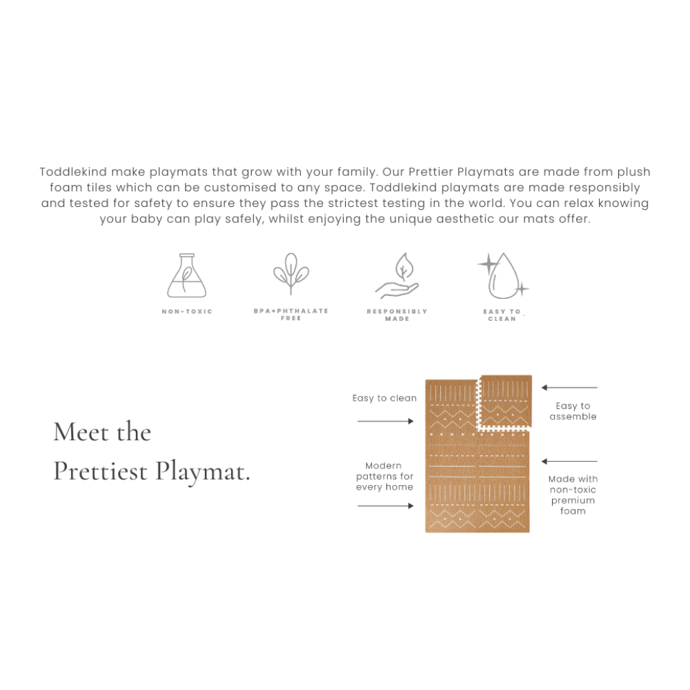 Toddlekind Prettier Puzzle Playmats