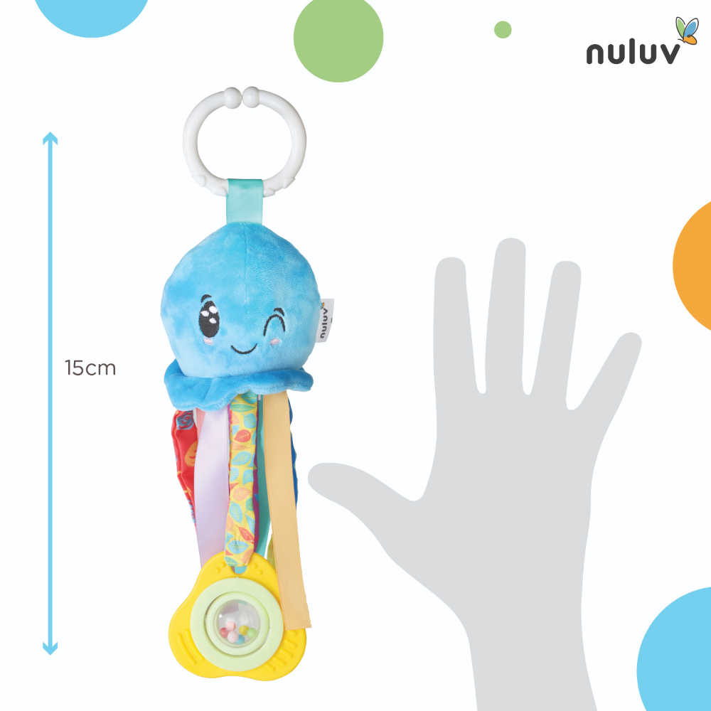 Nuluv Playtime Waves Octopus Teether
