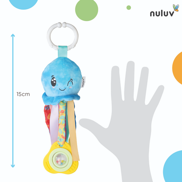 Nuluv Playtime Waves Octopus Teether