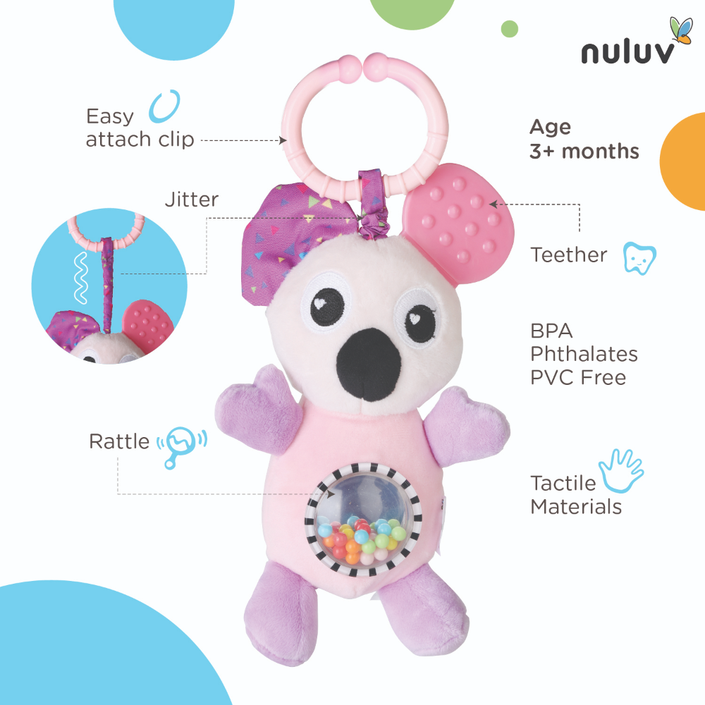Nuluv Playtime Jittery Koala Teether
