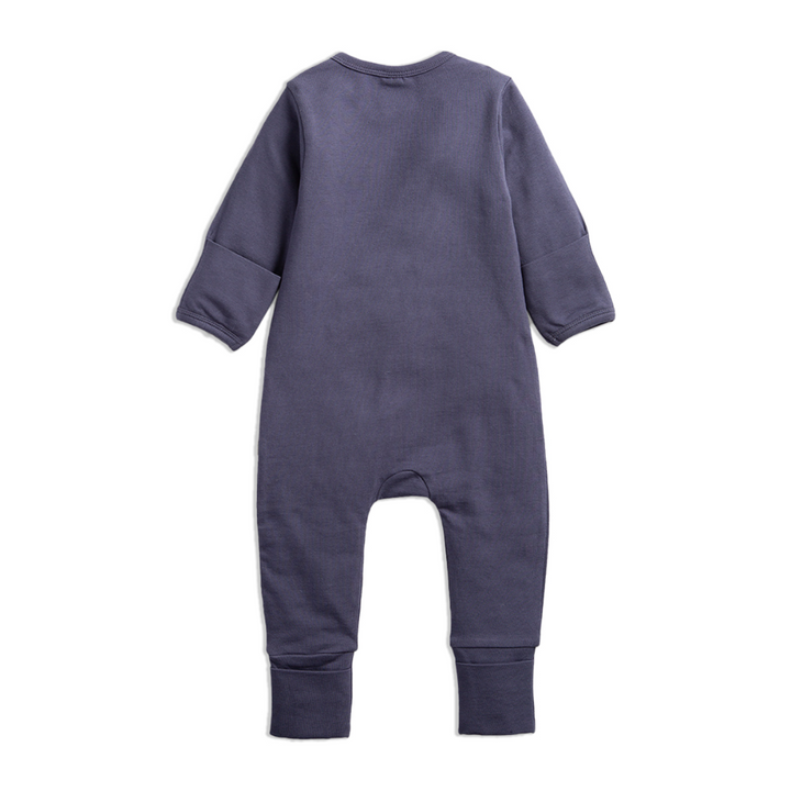 Tiny Twig Long Sleeve Zipsuit - Navy