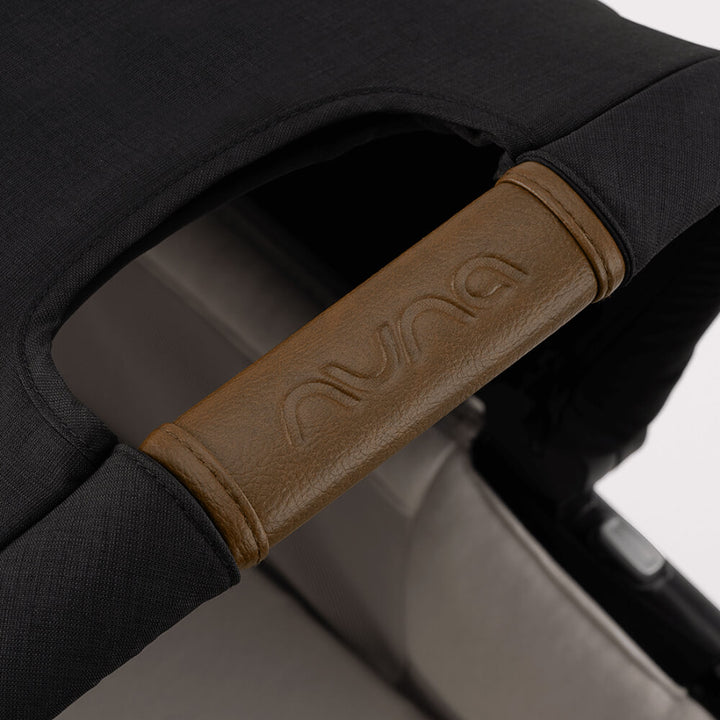 Nuna LYTL Baby Carry Cot-With Dream Drape & Ventilated Mesh Panel-Integrated Release Buttons-Compact & Flat Fold-Includes Rain Cover-2 Years Warranty-Upto 9 Kg - Caviar