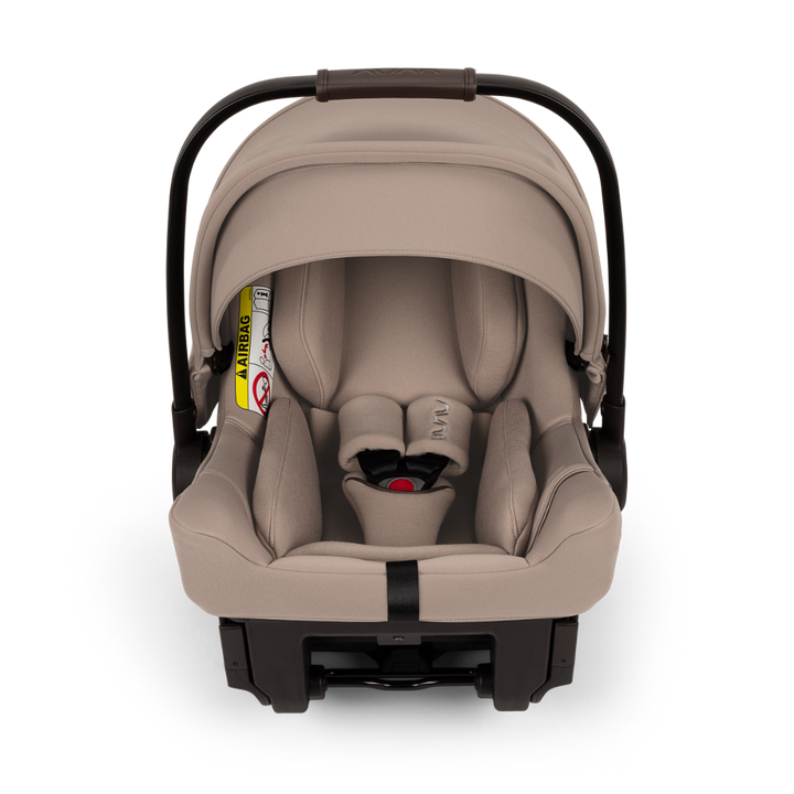 Nuna TRVL LX Cabin Friendly Baby Stroller & Pipa Urbn Car Seat Travel System - Stroller Features (One Hand Fold, Upto 22 Kg)-Car Seat Features (Baseless ISOFIX, Side Impact Protection, Upto 13 Kg)-Cedar