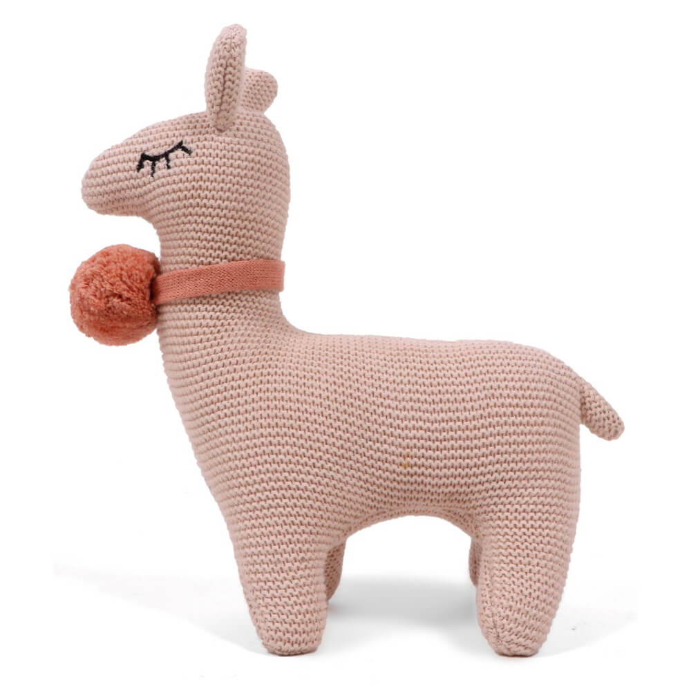 Pluchi Sweet Llama 100% Cotton Knitted Soft Toy