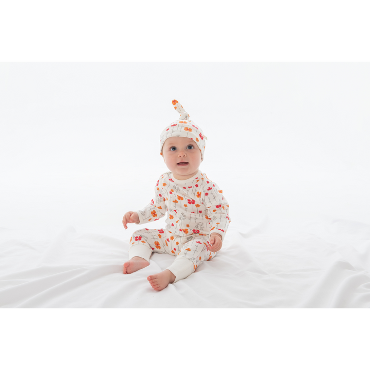 Tiny Twig Long Sleeve Zipsuit - Printed