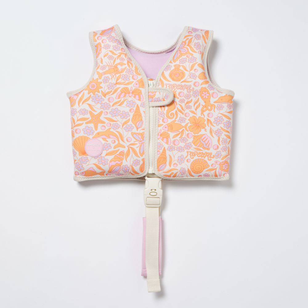 SUNNYLiFE Kids Swim Vest Ocean Magic Pink
