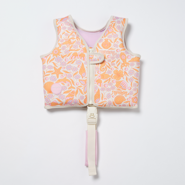 SUNNYLiFE Kids Swim Vest Ocean Magic Pink