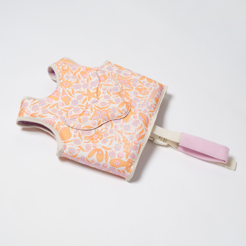 SUNNYLiFE Kids Swim Vest Ocean Magic Pink