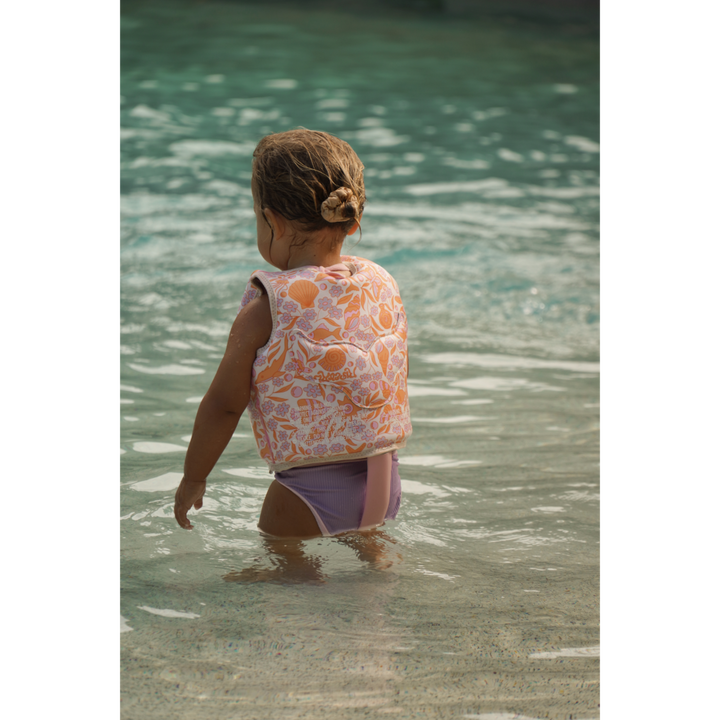 SUNNYLiFE Kids Swim Vest Ocean Magic Pink