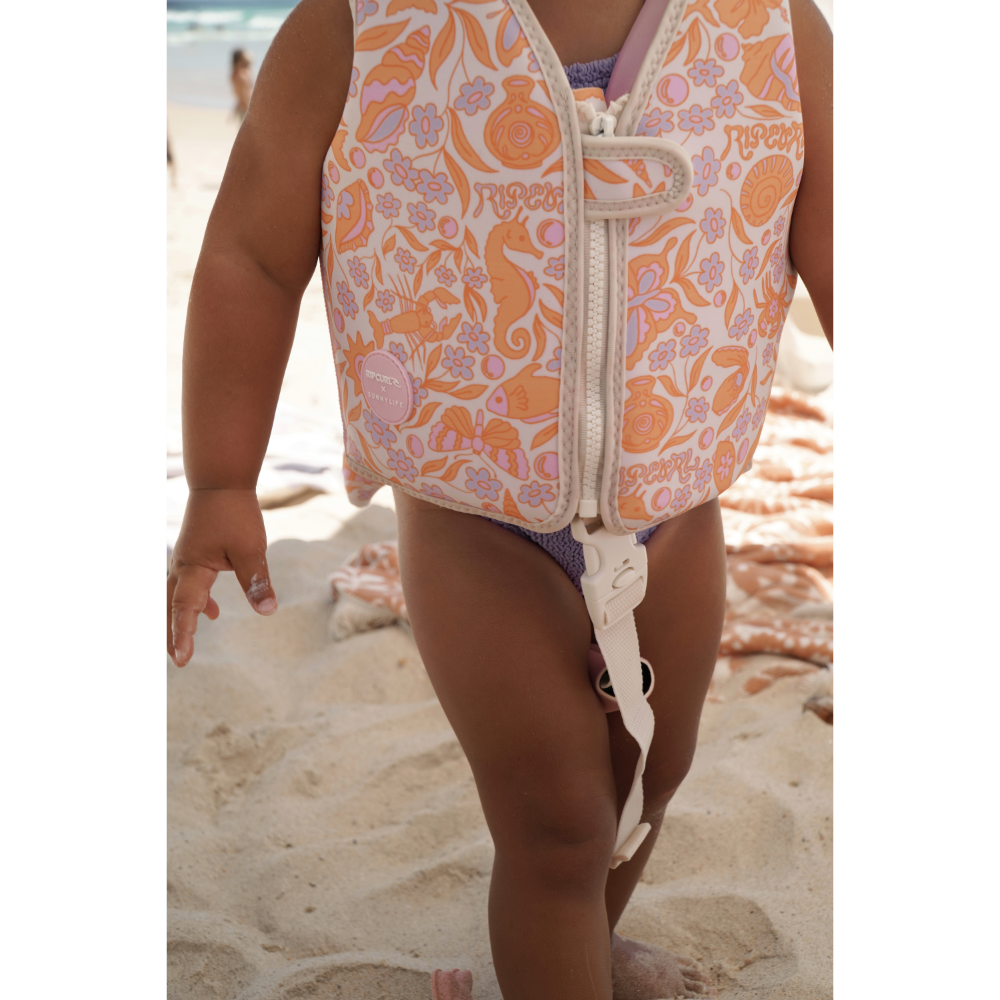 SUNNYLiFE Kids Swim Vest Ocean Magic Pink