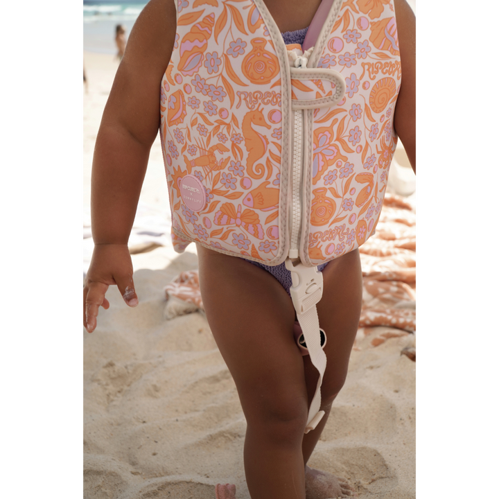 SUNNYLiFE Kids Swim Vest Ocean Magic Pink