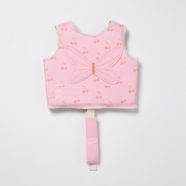 SUNNYLiFE Kids Swim Vest Cotton Candy Cherry