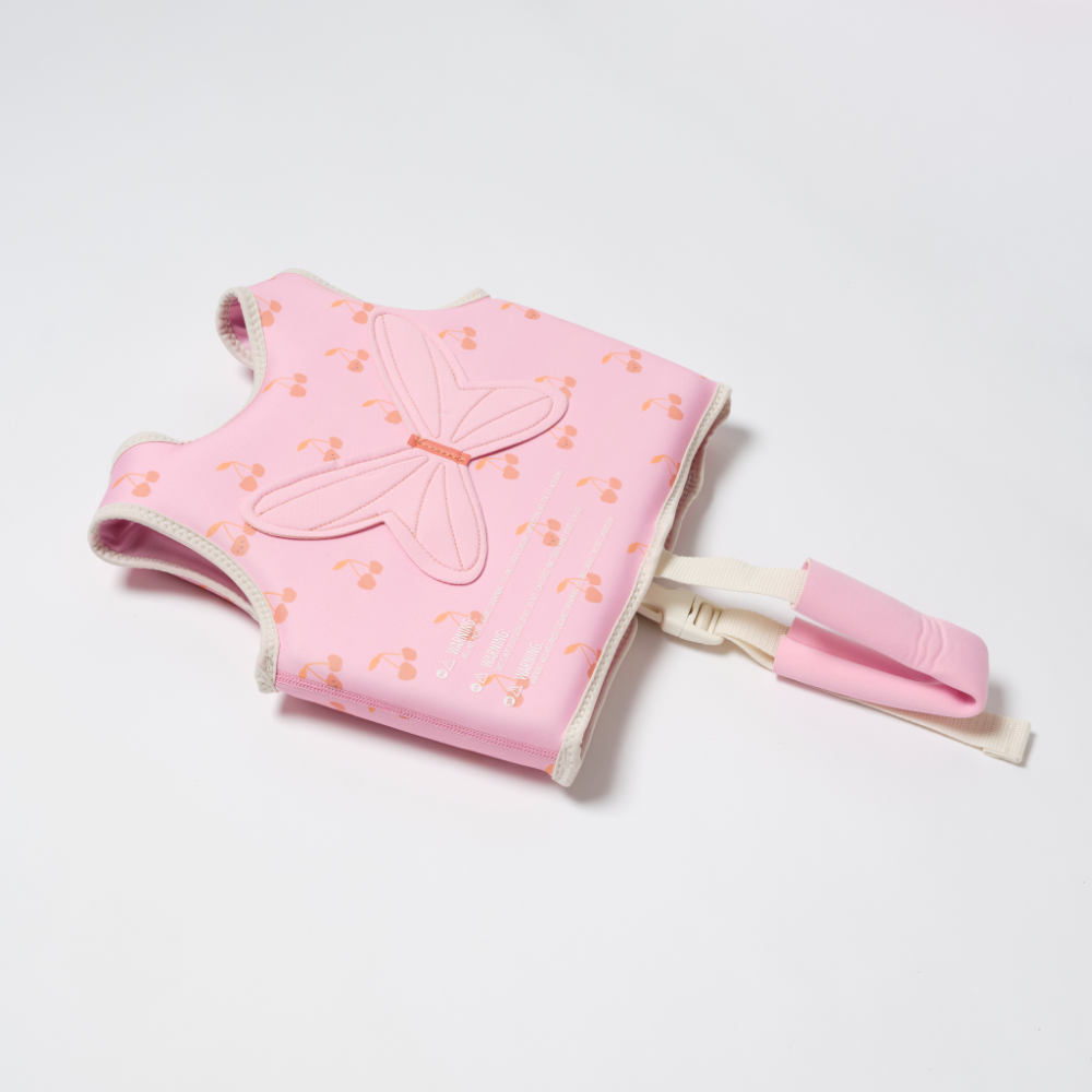 SUNNYLiFE Kids Swim Vest Cotton Candy Cherry