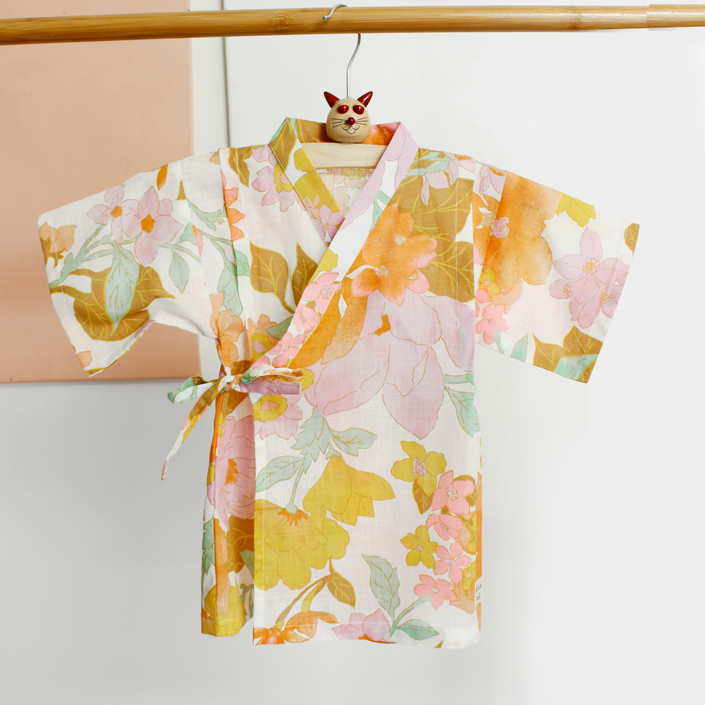 Rattle & Co. Tutti Frutti Kimono Shorts Set