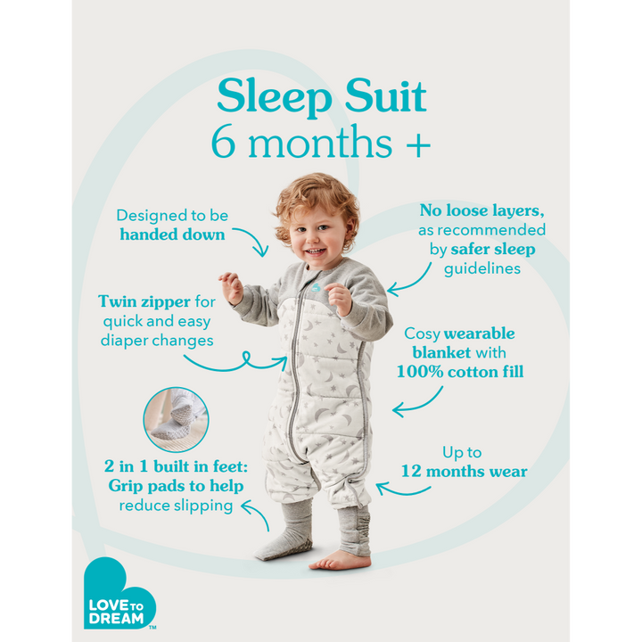 Love to Dream Organic Sleep Suit - 0.2 TOG