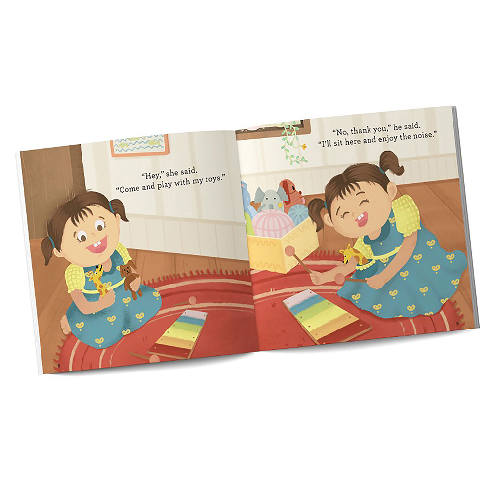 Sam and Mi The Giraffe Who Came to Play Board Book for Kids, 0-3 yrs