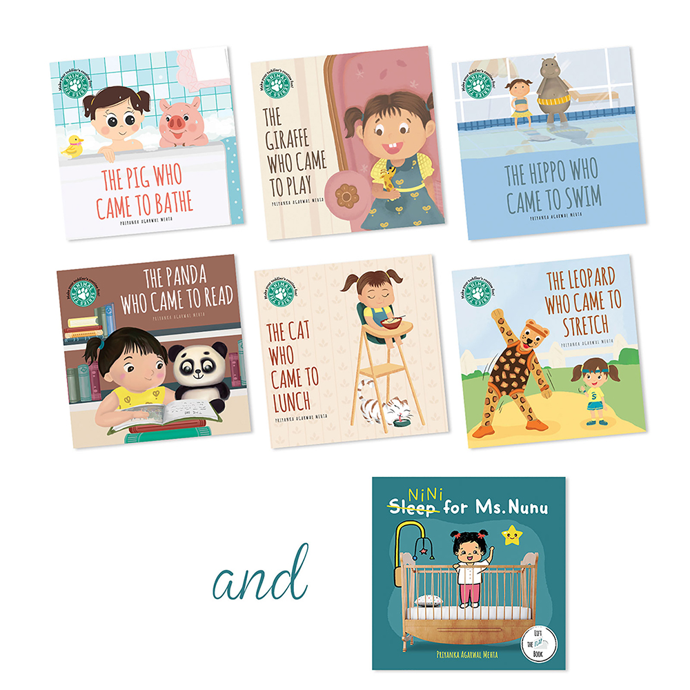 Sam and Mi Toddlers Book Set of 7, 0-3 yrs
