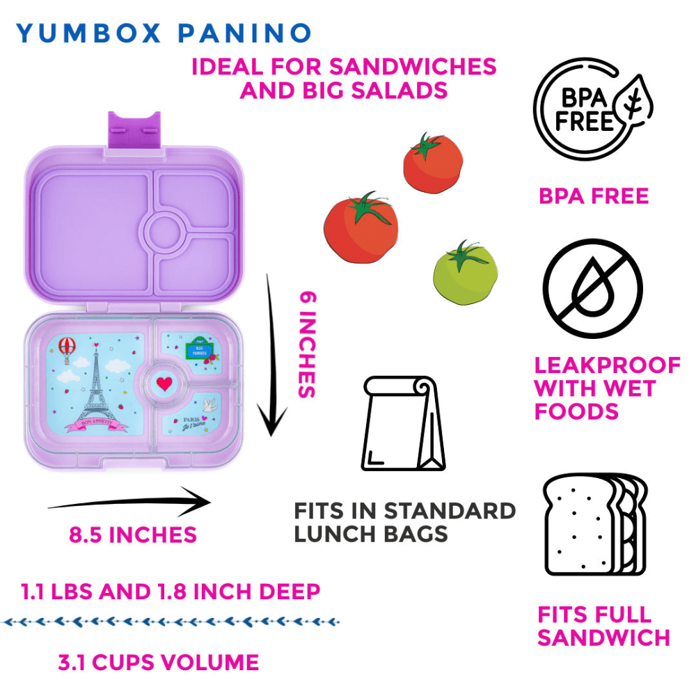 Yumbox Lulu Purple Panino - Je t&
