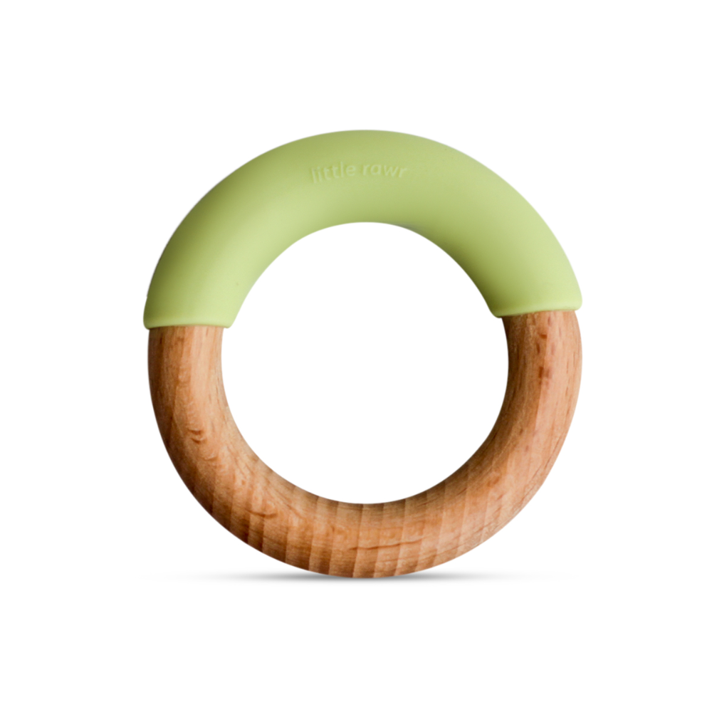Little Rawr Wood + Silicone Simple Ring