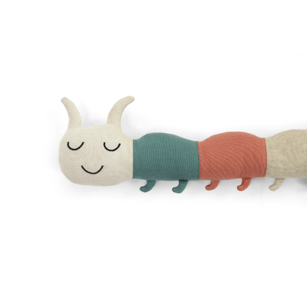Pluchi Multi Color Caterpillar Soft Toy