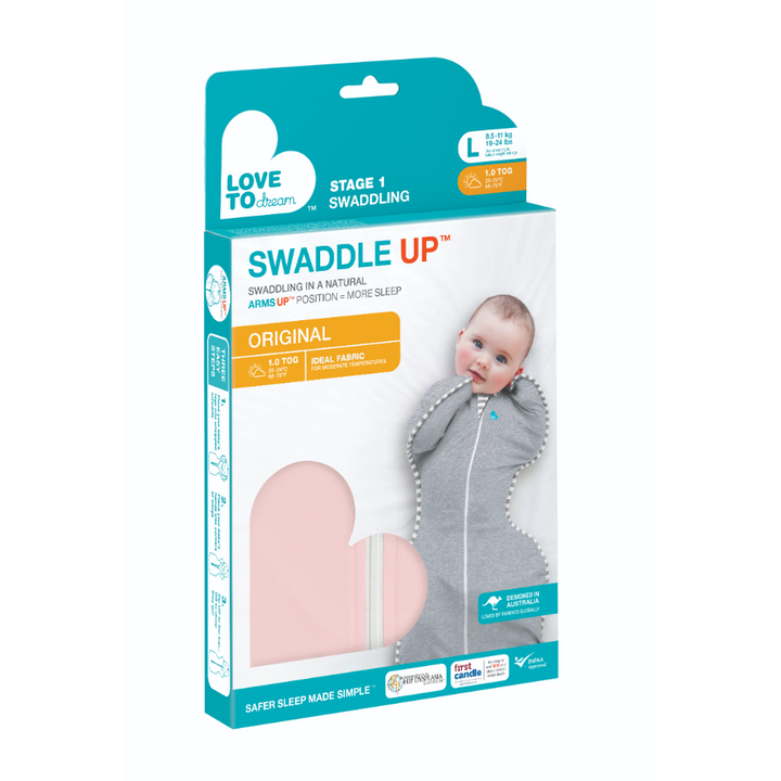 Love to Dream Swaddle Up™ - 1.0T - Stretch Cotton - Dusty Pink
