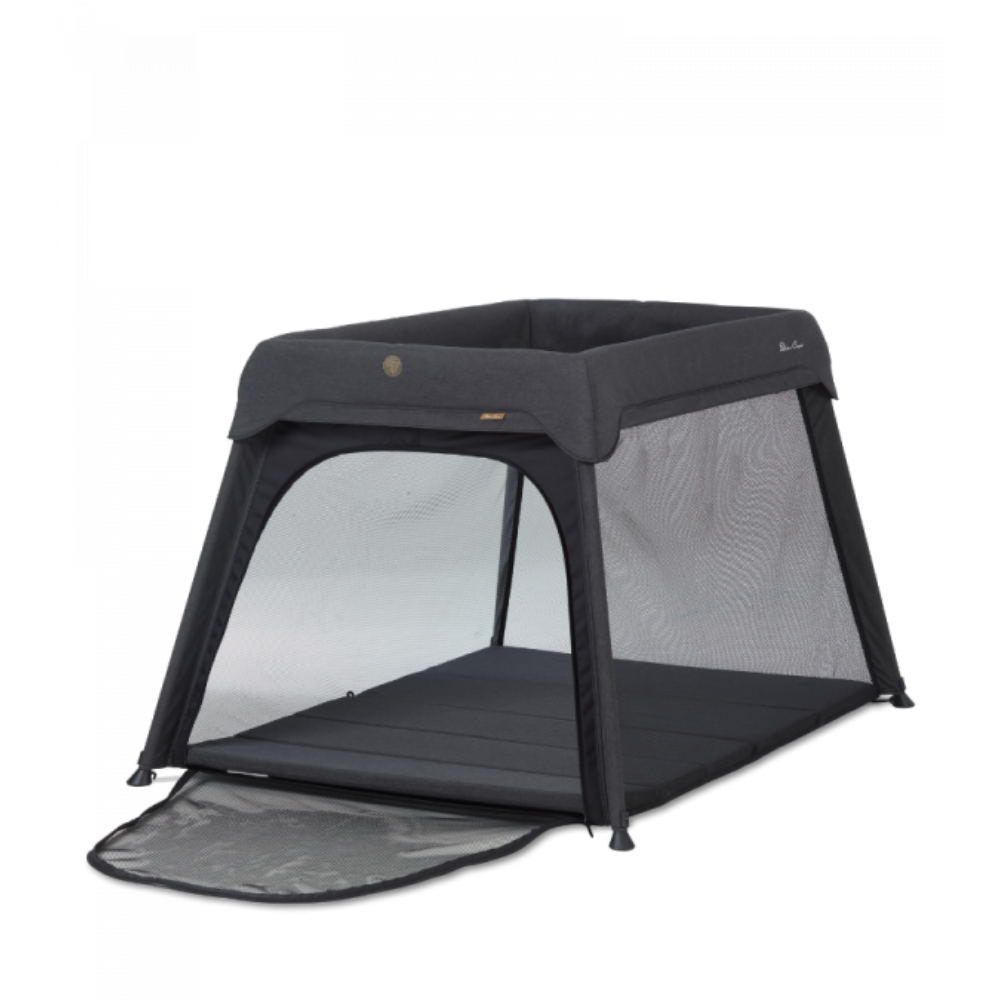 Silver Cross Slumber Carbon 3-in-1 Travel Cot - Carbon