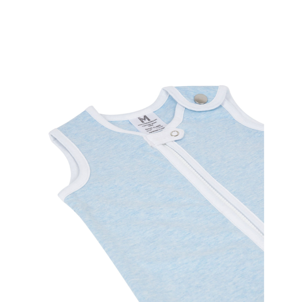 Malabar Baby Melange Wearable Baby Sleep Sack (Lightweight) - Sky Blue
