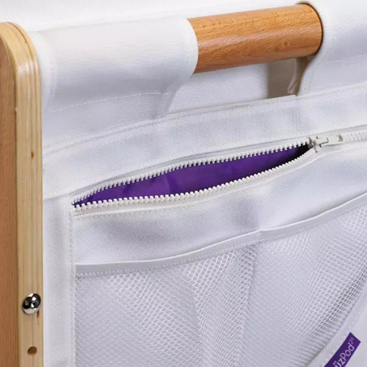 Snuz Baby Crib Storage Organizer and Accessory for Diapers, Newborn Essentials, Attaches to Cribs and Cots