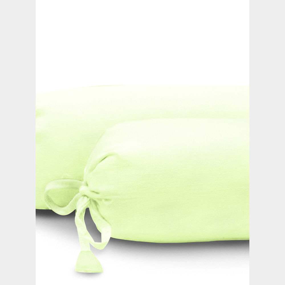 The Baby Atelier Organic Baby Bolster Cover Set - Solid