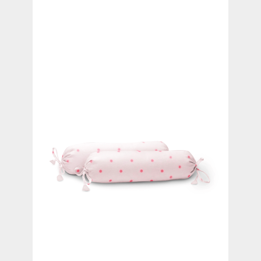 The Baby Atelier Organic Baby Bolster Cover Set with Fillers - Printed